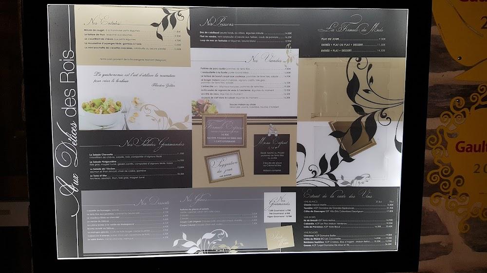 Aux Délices des Rois - Menu Image 4